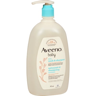 Gel pour cheveux et corps pour bébés, avec extrait d'avoine. Doux et sans parabènes.