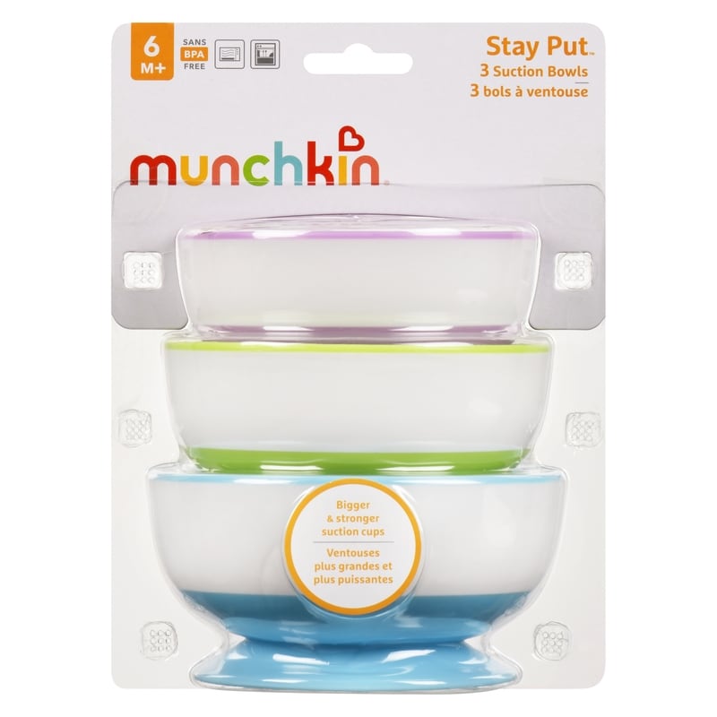 Stay Put 3 Suction Bowls 6 m+