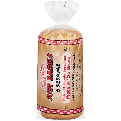 null Sesame Bagels 600 g, $1.13/100g