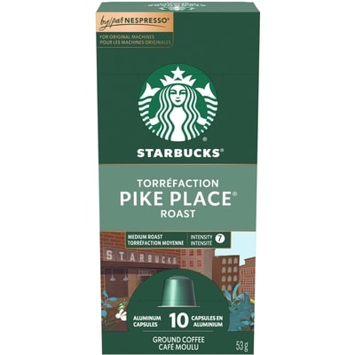 Starbucks Capsules De Café Pike Place* Par Nespresso Capsules 53 g, 22,62 $/100g