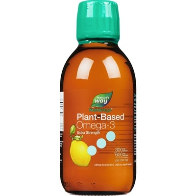 NutraVege Liquid Omega-3 Plant Zesty Lemon Flavour 200 ml, $24.50/100ml