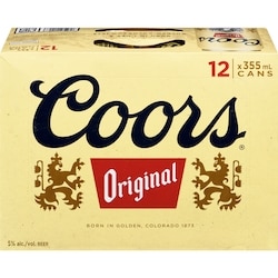Coors Coors Original Beer (ID required at pick-up) 12x355.0 ml, $6.81/100ml
