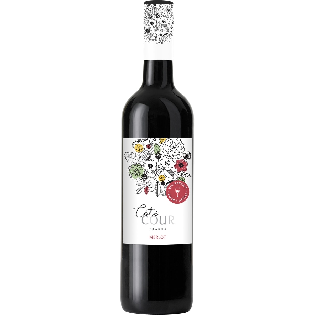 Cote Cour Vin rouge Merlot (Pièce d’identité requise au moment du ramassage) 750 ml, 1,93 $/100ml