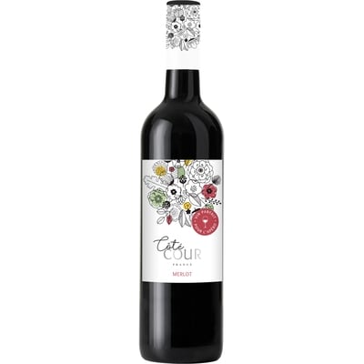 Cote Cour Vin rouge Merlot (Pièce d’identité requise au moment du ramassage) 750 ml, 1,93 $/100ml