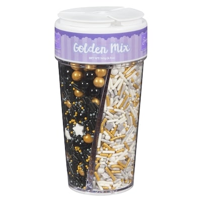 Twinkle Baker Decor Golden Mix Sprinkles Twister 140 g, $3.56/100g