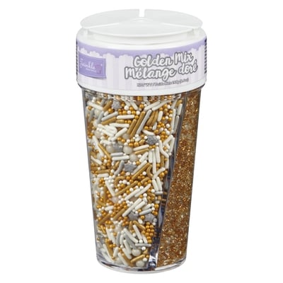 Twinkle Baker Décor Mélange Doré Triple Distributeur 140 g, 3,56 $/100g