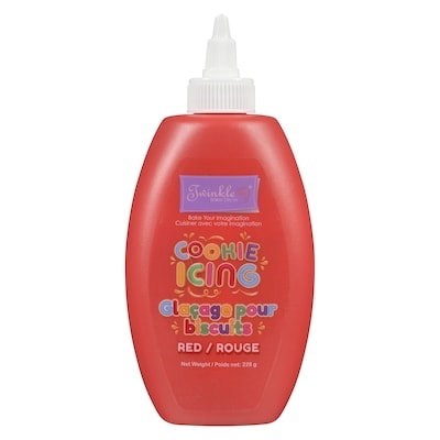 Twinkle Baker Decor Cookie Icing, Red 225 g, $2.22/100g