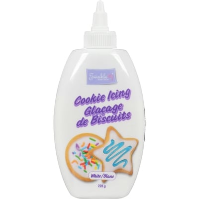 Twinkle Baker Décor Glaçage à biscuits, blanc 228 g, 2,19 $/100g