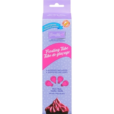 Twinkle Baker Decor Pink Frosting Tube 80 g, $2.86/100g
