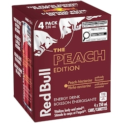 Red Bull Energy Drink, Peach-Nectarine - 4x250.0 ml | Zehrs
