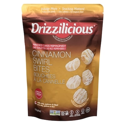 Drizzilicious Bouchées de tourbillon à la cannelle 113 g, 5,30 $/100g