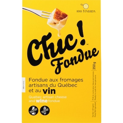 null Chic! fondue aux fromages artisans du québec et au vin 350 g, 5,71 $/100g