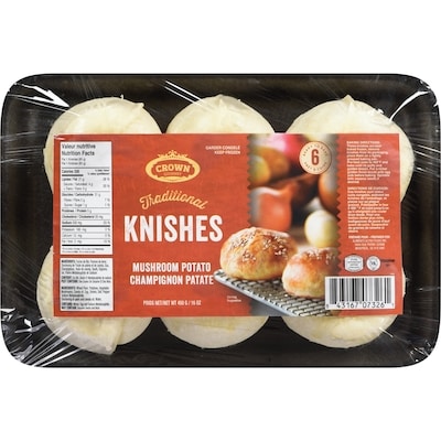 Crown Prince Knishes Potato Mushroom casher 600 g, 1,50 $/100g