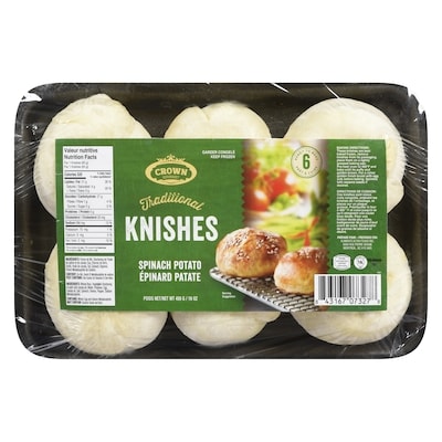 Crown Prince Knishes Potato Spinach casher 348 g, 2,58 $/100g