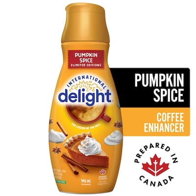 International Delight Coffee Creamer, Pumpkin Spice 946 ml, $0.74/100ml