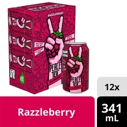 Peace Tea Iced Tea Sno-berry Cans - 12x341.0 ml | Zehrs