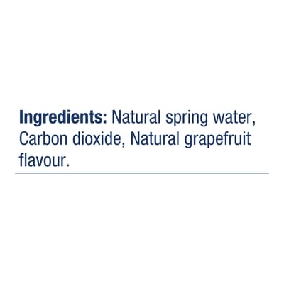 Grapefruit Carbonated Natural Spring Water