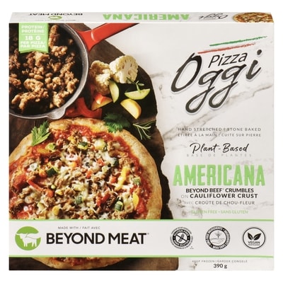 Pizza Oggi Vegan Pizza Beyond Meat Beef Americana 390 g, $2.82/100g