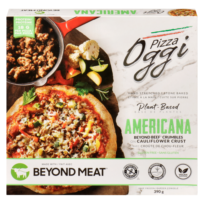 Oggi Vegan Pizza Beyond Meat Beef Americana 390 g Your