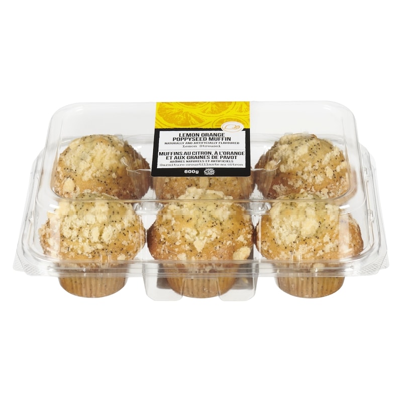 Lemon Orange Poppyseed Muffins