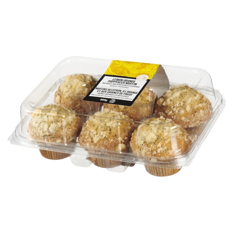 Lemon Orange Poppyseed Muffins