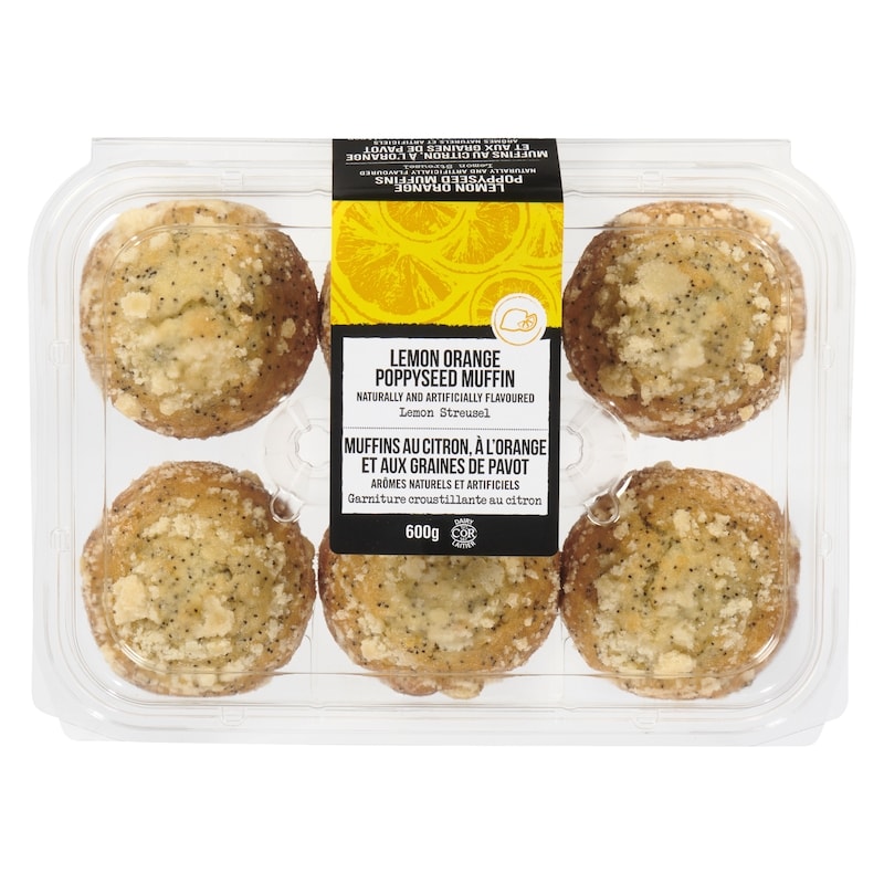 Lemon Orange Poppyseed Muffins