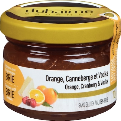 null Tartinade aux fruits pour fromage orange, canneberge et vodka 70 g, 7,14 $/100g