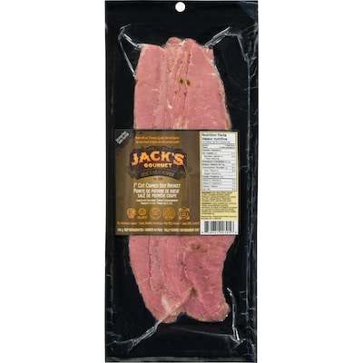 Jack's Gourmet 1ˢᵗ Cut Corned Beef Brisket 98 g, $16.32/100g