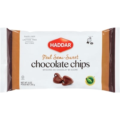 Haddar Chocolate Chips Real Semi-Sweet 255 g, $3.72/100g