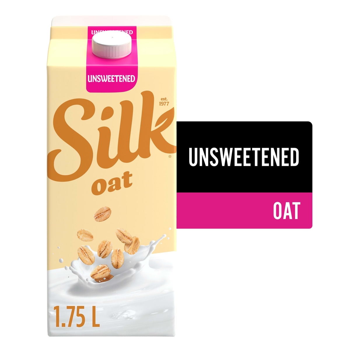 Silk Dairy-free Unsweetened Oat Milk Alternative Vanilla