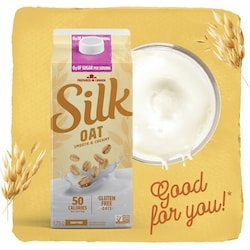 Silk Oat Milk Alternative, Unsweetened, Dairy Free - 1.75 l | Zehrs
