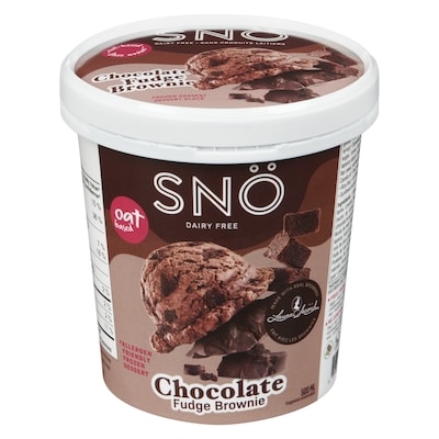 SNO Frozen Dessert Chocolate Fudge & Brownies 5 500 ml, $1.40/100ml