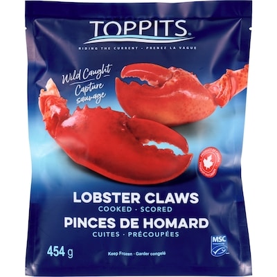 Toppits Cooked Lobster Claw 454 g, $5.94/100g