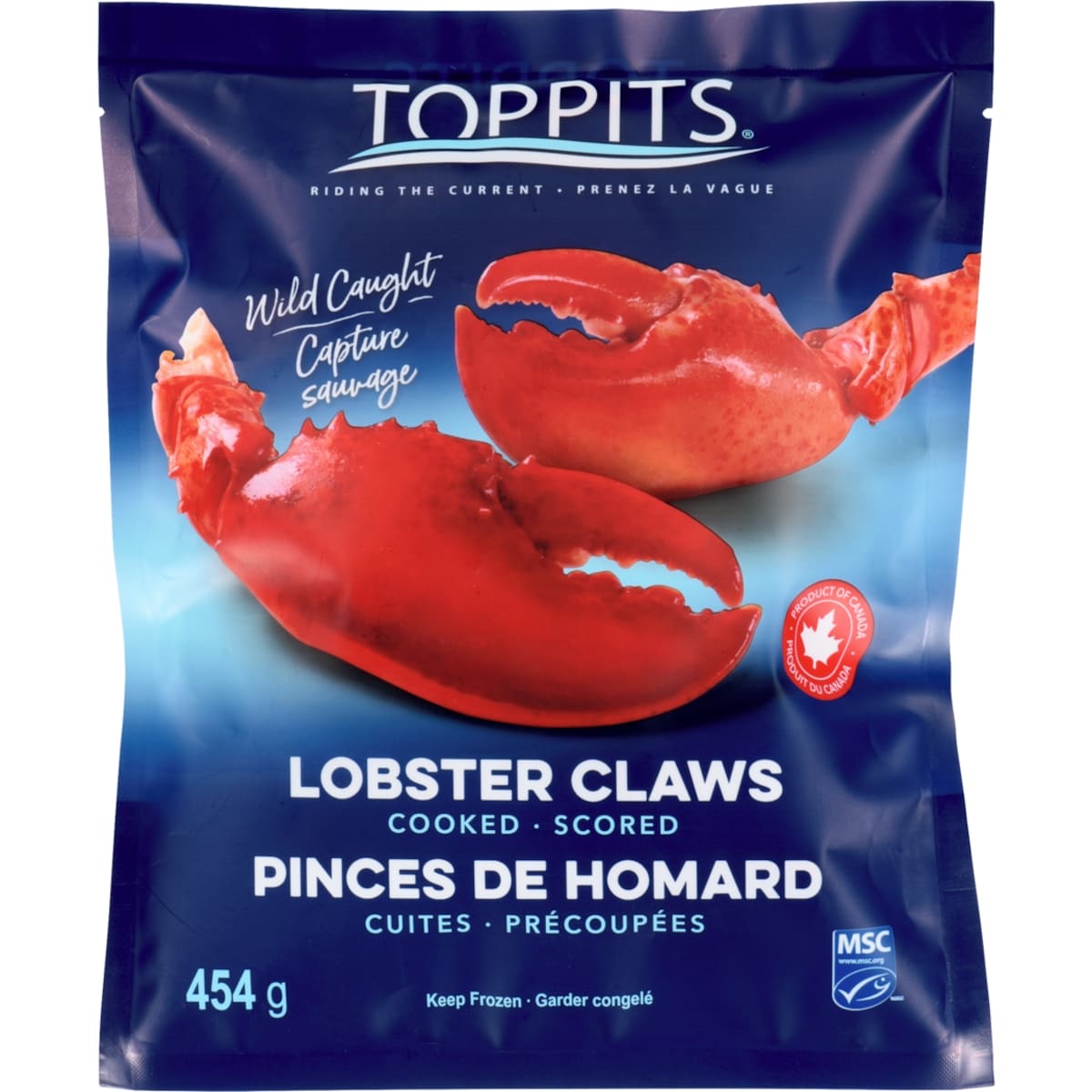 Toppits Pinces De Homard Cuites 454 g, 5,06 $/100g