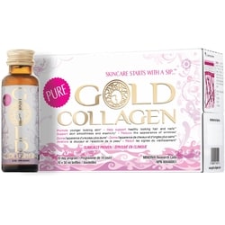 Gold Collagen Pure: Supplément liquide pur de collagène pour les premiers signes de vieillissement, 10x50 ml. 10 ea, 6,65 $/1ch