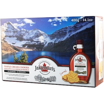 Jakeman’s Biscuits à la crème à l’érable, 18 biscuits 400 g, 0,87 $/100g