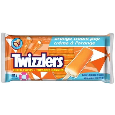 Twizzlers Friandises En Torsades Garnies De Crème À L’Orange 311 g, 1,38 $/100g
