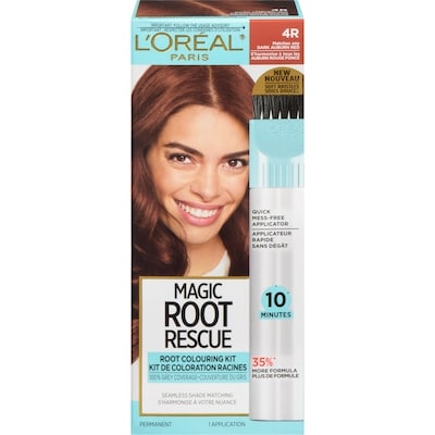 L'Oreal Paris Root Rescue Permanent Haircolour 4R Dark Auburn Red 1 ea, $9.00/1ea