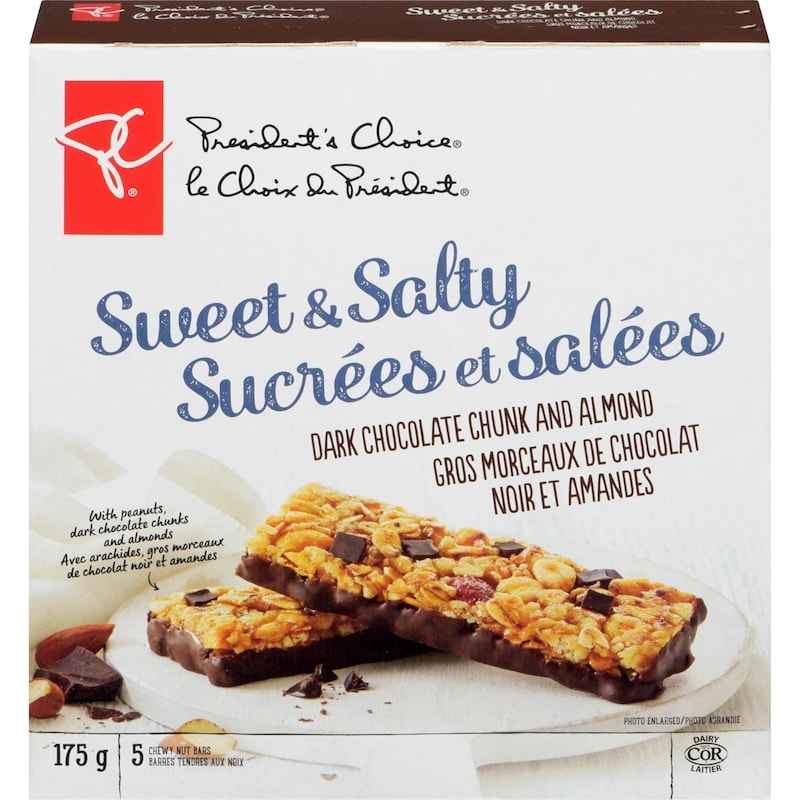 Sweet & Salty Dark Chocolate & Almond Granola Bar