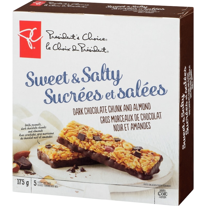 Sweet & Salty Dark Chocolate & Almond Granola Bar