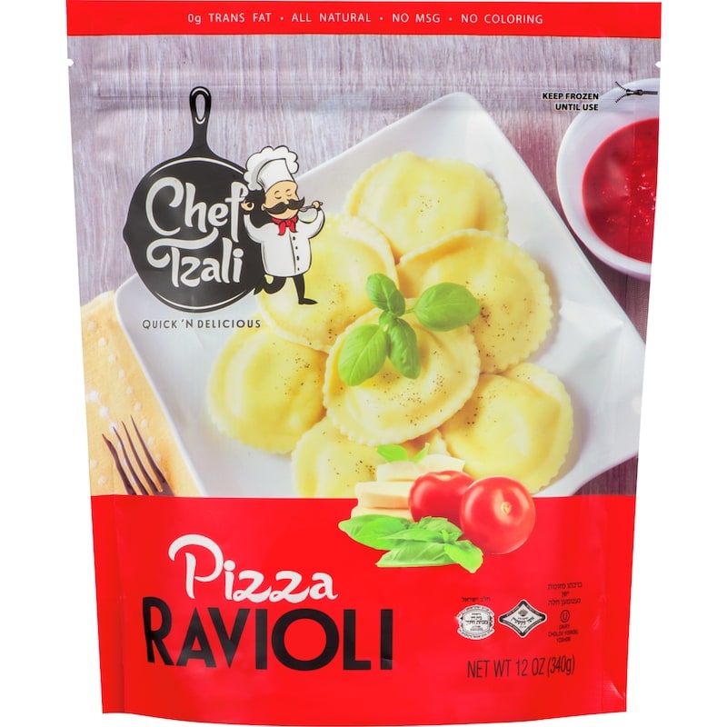 Kosher Ravioli Pizza