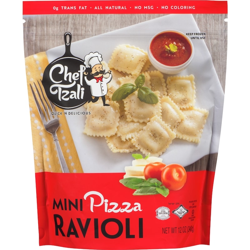 Kosher Mini Ravioli Pizza 