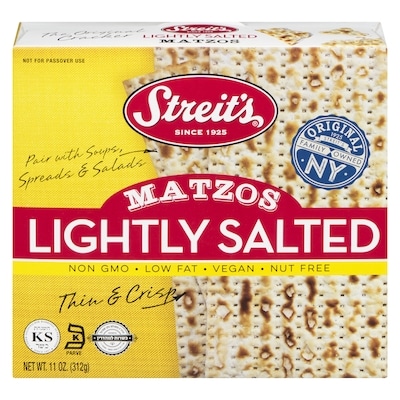 Streit's Kosher Matzos Lightly Salted 312 g, $1.92/100g