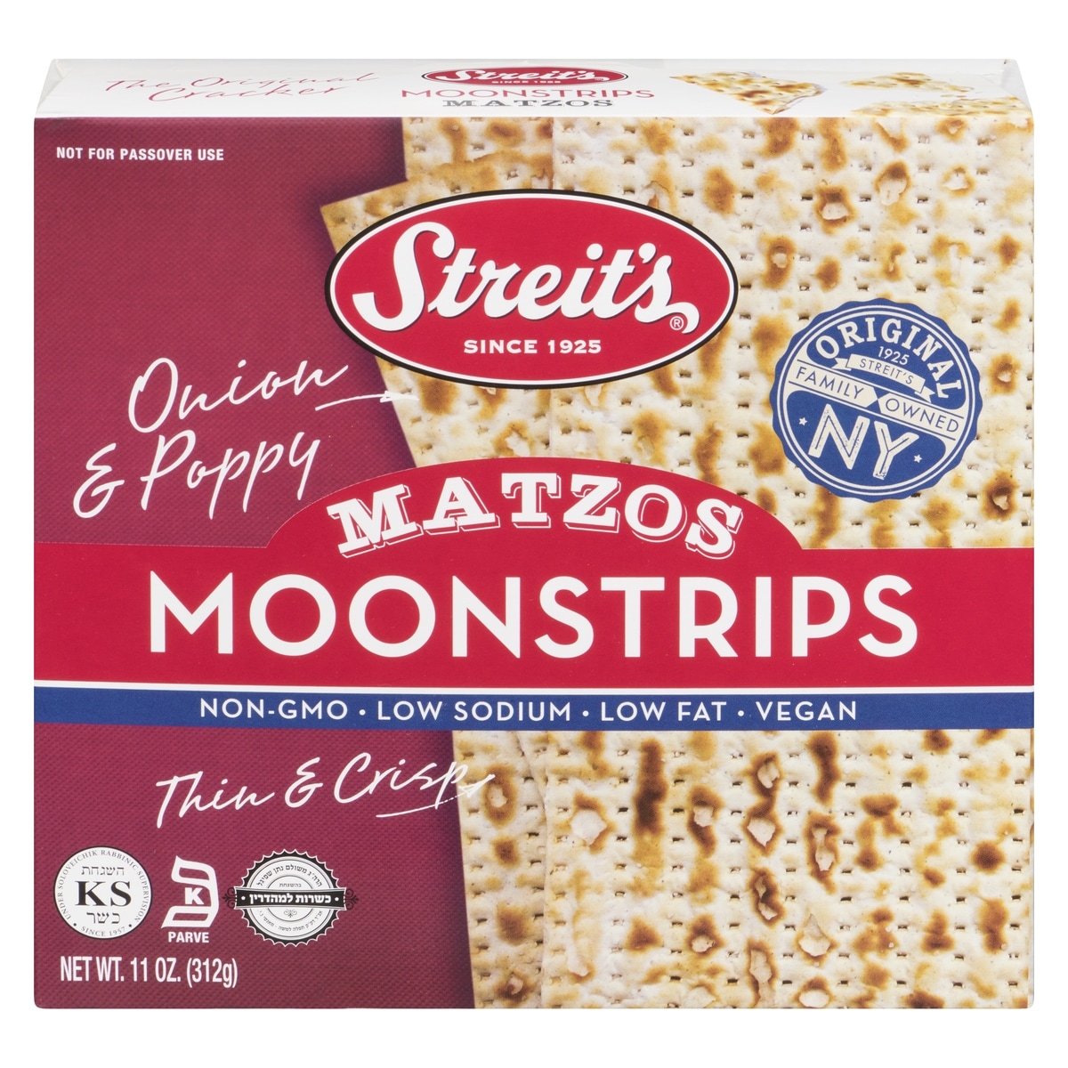Streit's Matzos Moonstrips 312 g, $1.92/100g