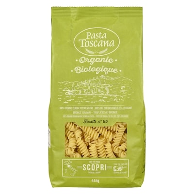 Pasta Toscana Organic Fusilli  454 g, $0.72/100g