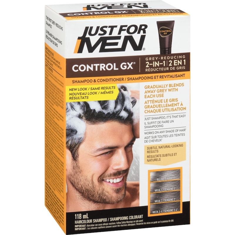 Men's Hair Colour Control Gx 2 In 1 Shampoo & Conditioner