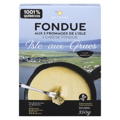 null 3 Cheese Fondue 350 g, $6.28/100g