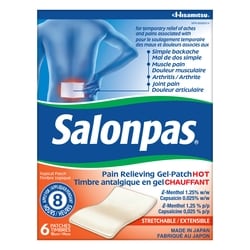 salonpas Patch de Gel Chaud 6 ea, 2,25 $/1ch