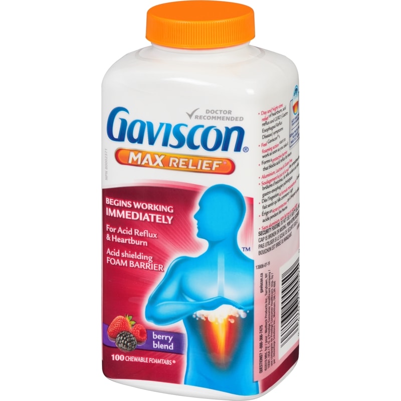 Max Relief Chewable Foamtabs Berry Blend