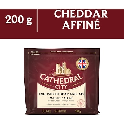  Fromage cheddar fort 200 g, 4,00 $/100g